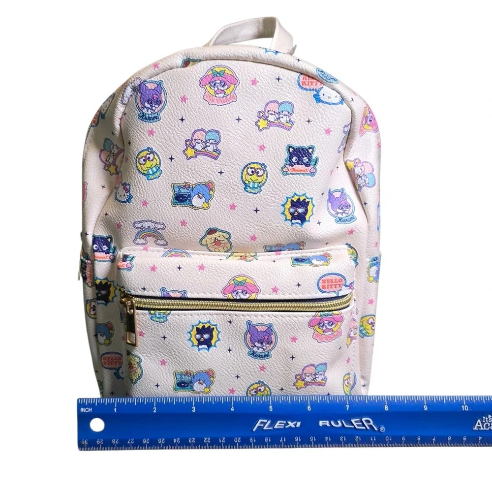 Sanrio Hello Kitty and Friends Mini Backpack All Over Print Zip Pocket NWT